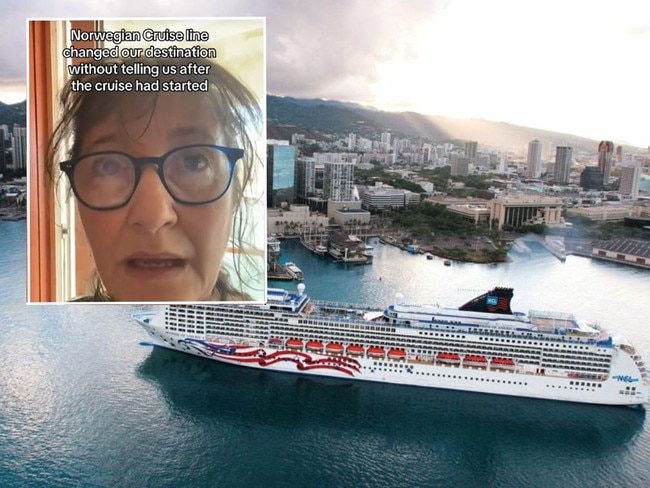 The cruise ship need to take a different route, and passengers are not happy.