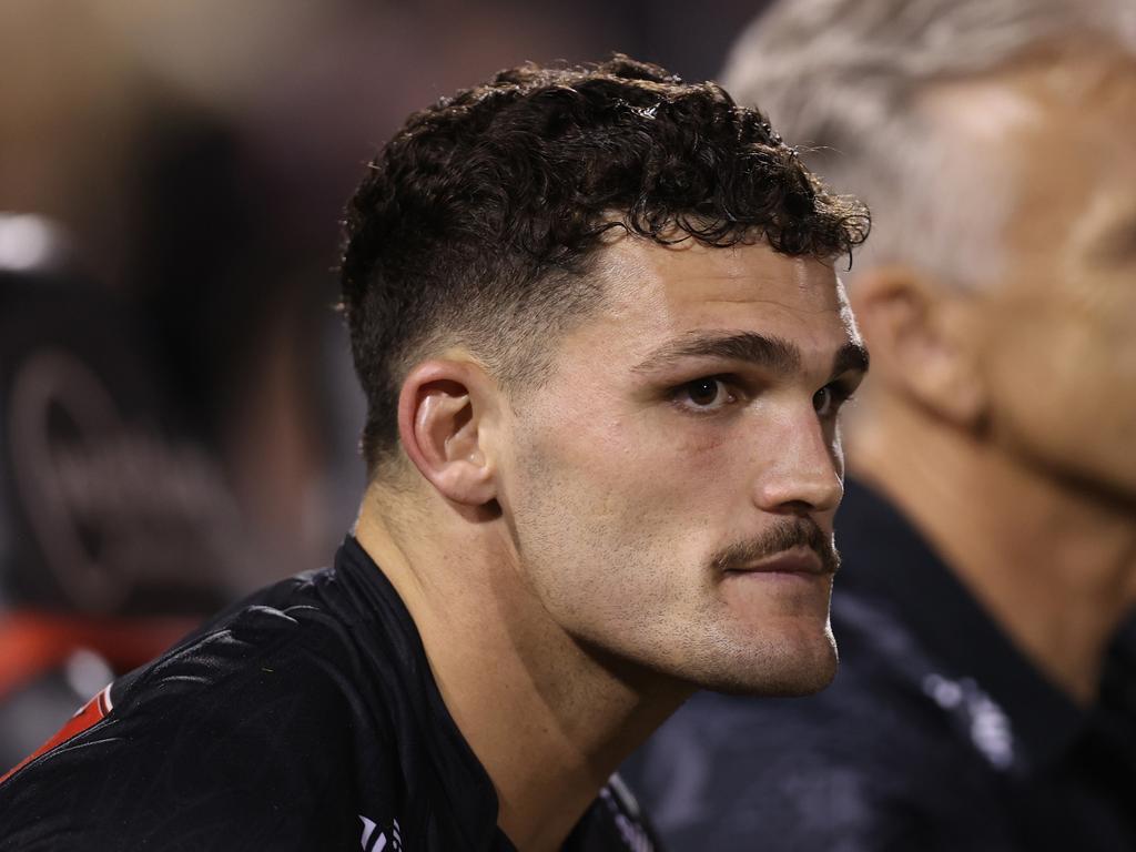 Nathan Cleary is expected to miss up to a month of football. Picture: Jason McCawley/Getty Images