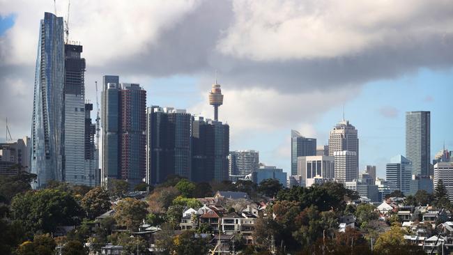 Sydney’s property market remains “highly overvalued” on a global basis, despite recent price falls, investment bank UBS says. Picture: Lisa Maree Williams/Getty Images