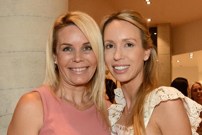 Kathryn O’Reilly and Violetta Zotti at opening of Homebodii store, Pacific Fair, Broadbeach. Picture: Regina King