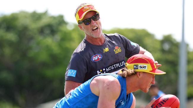 Damien Hardwick is getting to work on the Gold Coast. Picture: Getty Images