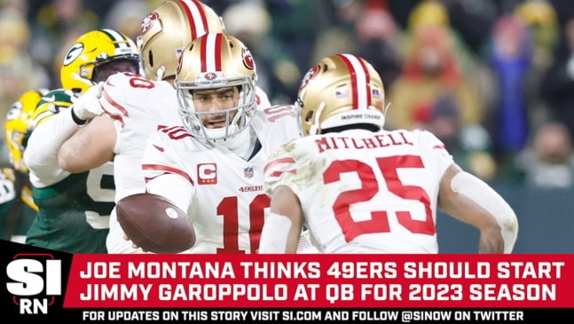 Jimmy Garoppolo 49ers Comments: Joe Montana says it's aways been