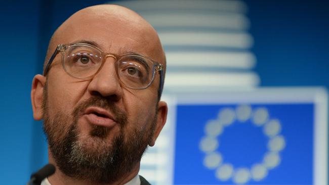 European Council President Charles Michel. Picture: AFP