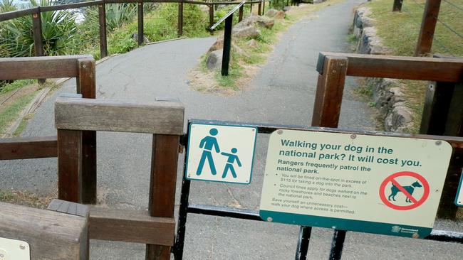 Burleigh Headland gates to the National Park. Picture Mike Batterham