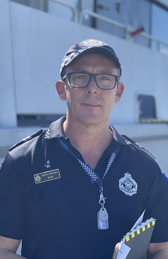 Mackay District Police Search and Rescue coordinator Senior Constable Syrrell Howard. Picture: Janessa Ekert