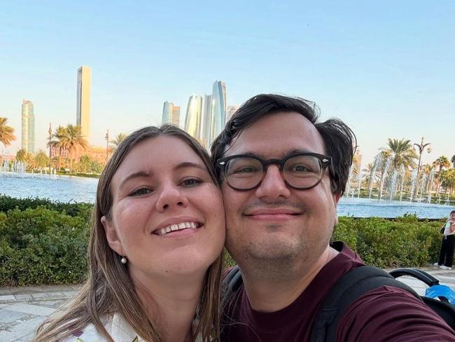 Ms Higgins and her husband David Sharaz moved into the three-bedroom estate in late-2023.