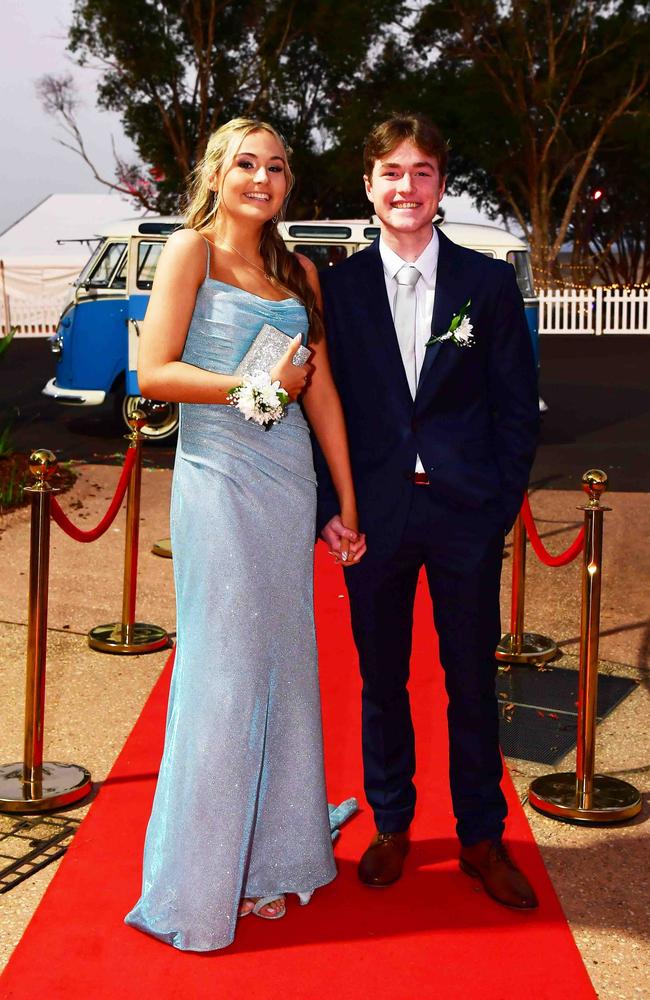 Jess Maguire and Hugh Smith at year 12 formal, Unity College. Picture: Patrick Woods.