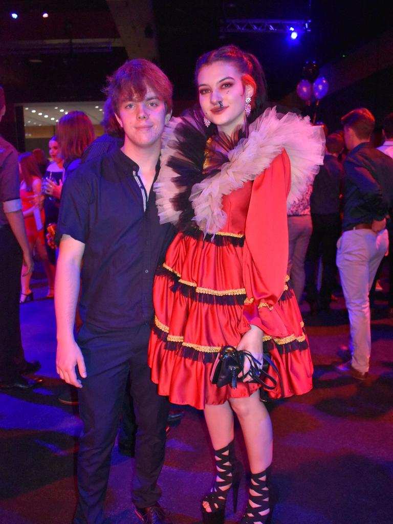 St Patrick's College Mackay students Zack Bessell and Lily Randell at Mocktail 2021. Picture: Tara Miko