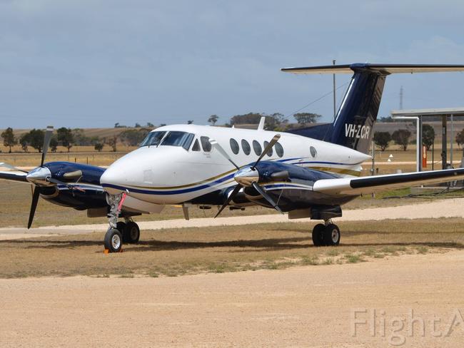 An image from flightaware.com, of registered aircraft VH-ZCR.