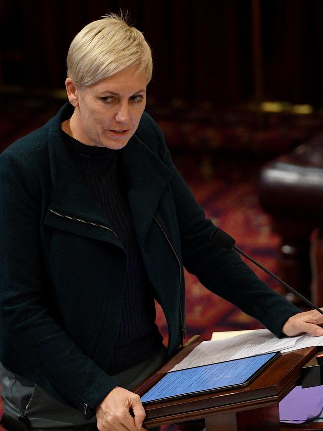 NSW Greens Member of the Legislative Council Cate Faehrmann. Picture: AAP
