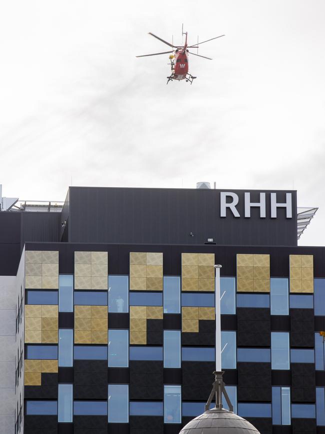 Helicopter training. Picture: RICHARD JUPE