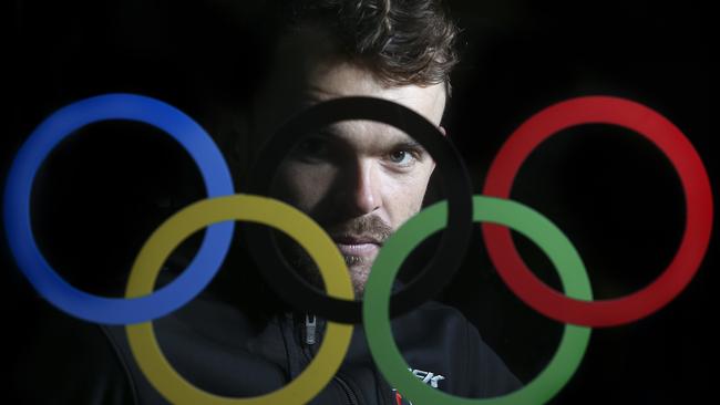 Jack Bobridge in 2016 ahead of the Rio Olympics, where he won a silver medal. Picture: Sarah Reed