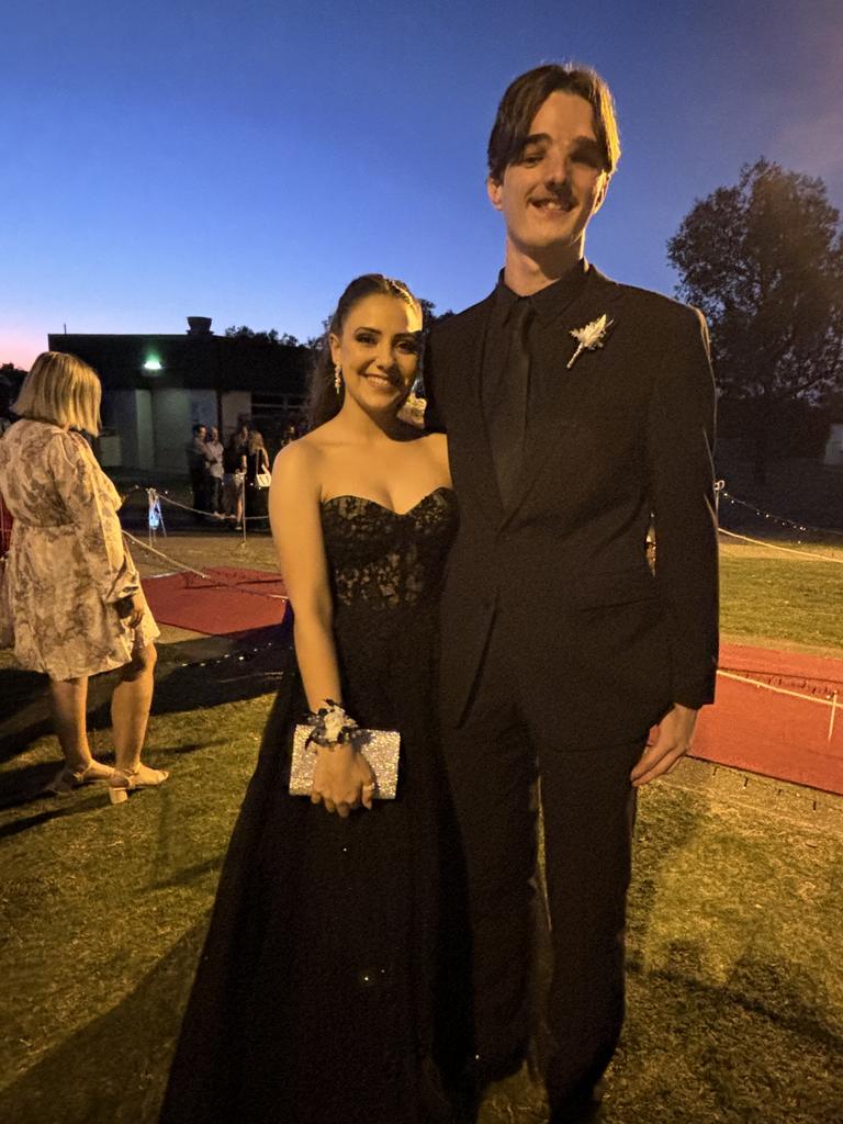 The students from Nanango State School celebrate their formal.