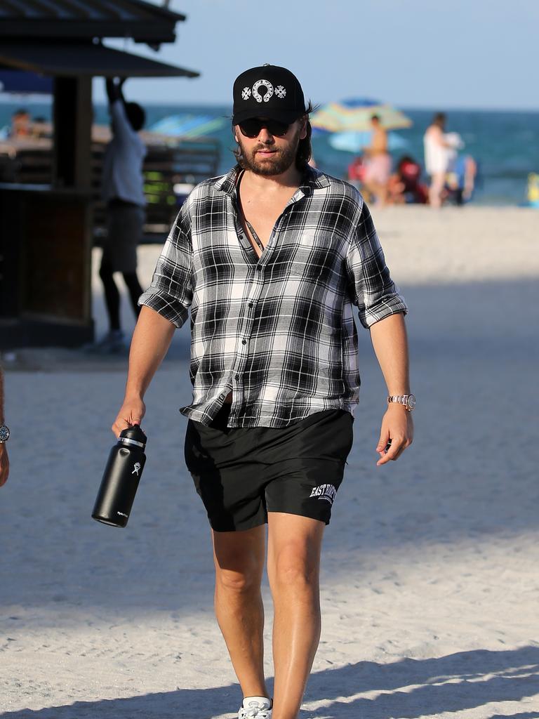 Scott Disick spends his Fourth of July holiday on the beach in Miami in 2022 Picture: MEGA/GC Images