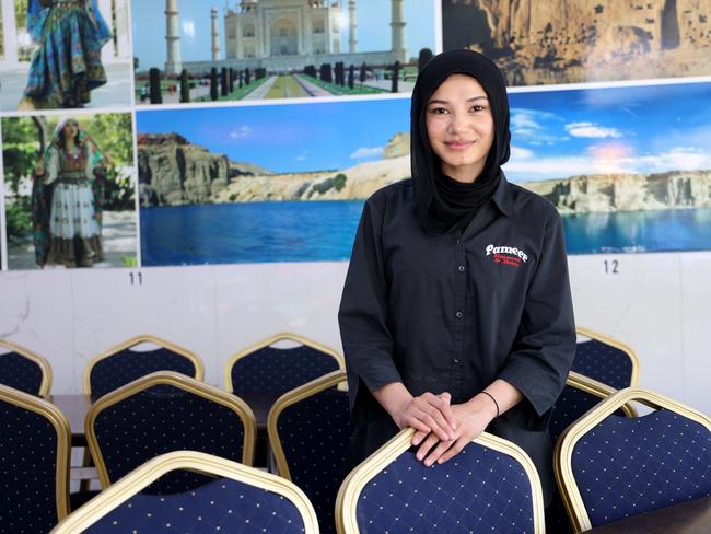 Naznin Muhseni pictured at Pameer an Afghan restaurant in Blacktown. Picture: Damian Shaw