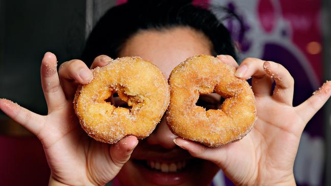 Fiona Sang at Donut King in Casuarina Square.