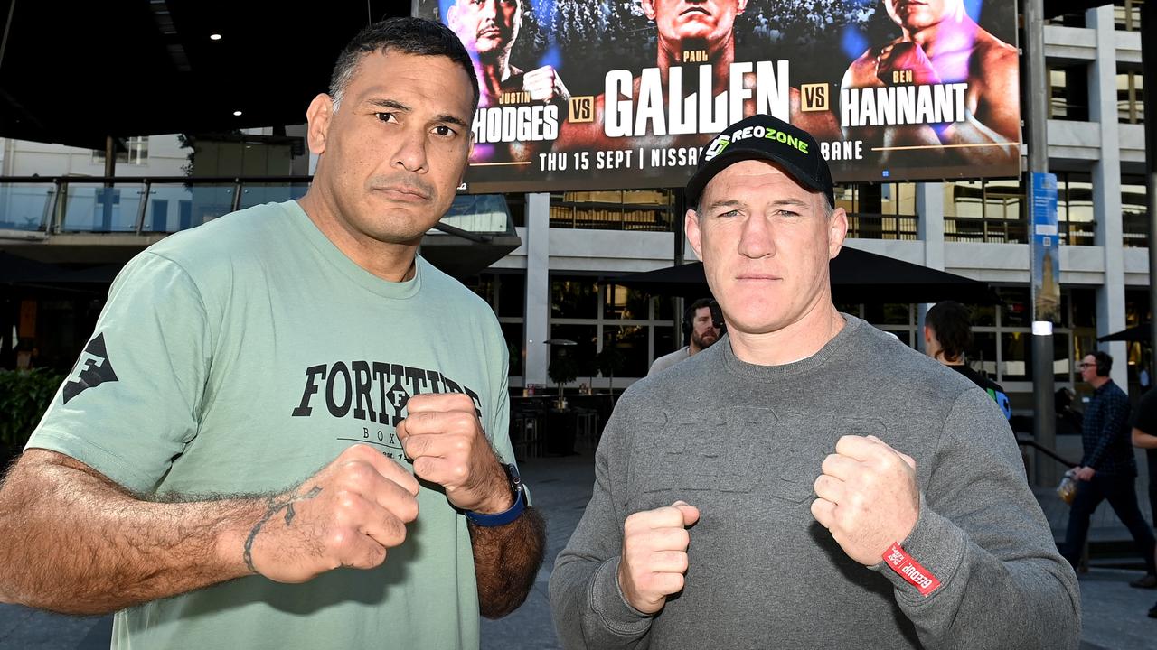 Paul Gallen has found an unlikely ally in Justin Hodges. Photo: Getty Images