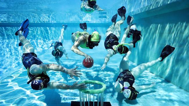 The NSW diving community, and unique sports like underwater rugby will be hit by the removal of facilities. Picture: Richard Dobson