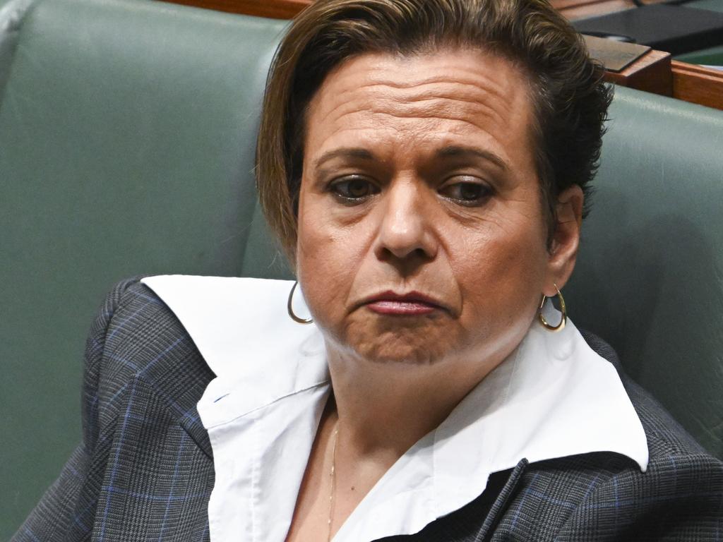 Communication Minister Michelle Rowland pictured during Question Time at Parliament House in Canberra. Picture: NewsWire / Martin Ollman