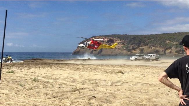 The labourer had been bodyboarding when he was found unresponsive. Picture: Instagram/Harry Holland