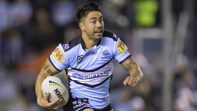 Shaun Johnson and the Sharks have a tough task to finish in the top eight. Picture: AAP