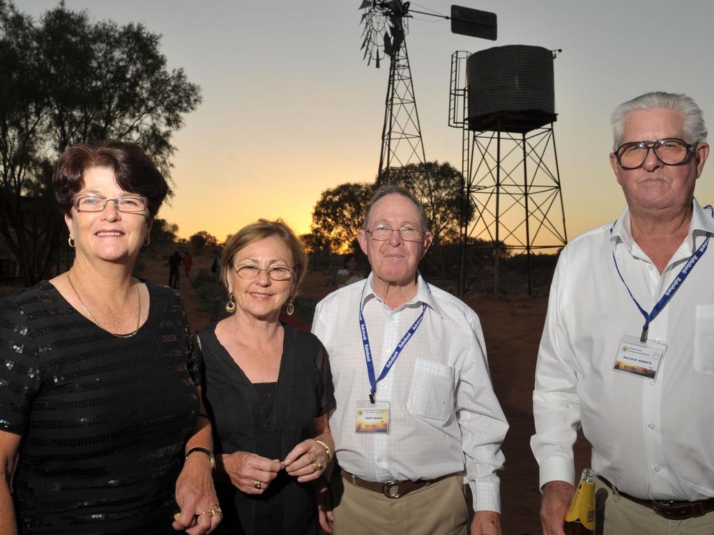 Marianne Roberts, Jan and Grant Heaslip and Malcolm Roberts – both men were past presidents of the Northern Territory Cattlemen’s Association.