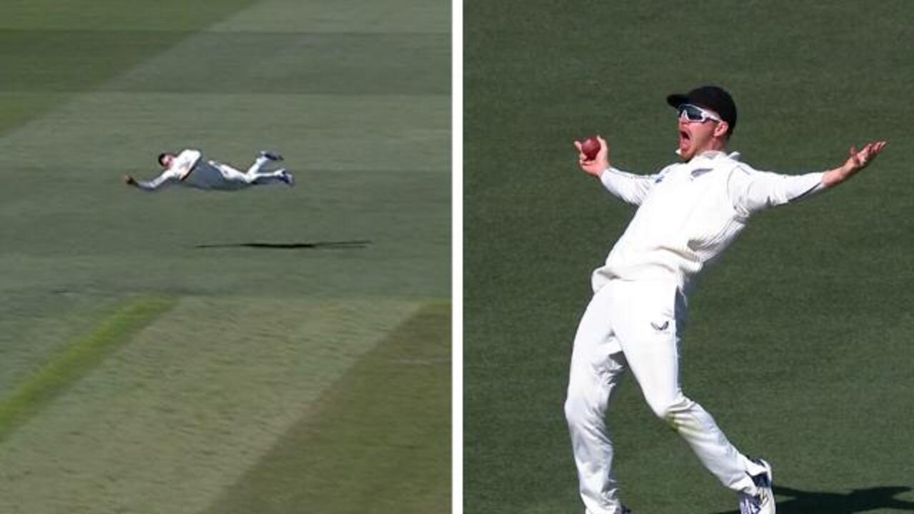 Kiwi’s all-time ‘superman’ catch stuns cricket world | Daily Telegraph