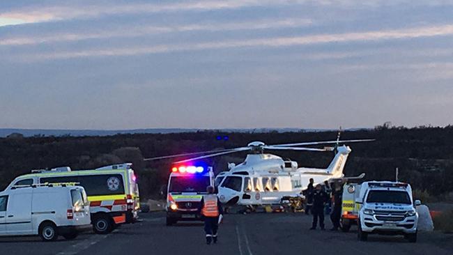 The scene at Kurnell in Sydney’s south. Picture: Seven News