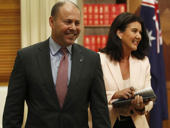 Treasurer Josh Frydenberg said despite the superannuation guarantee increases already being legislated, they would be reconsidered next year before they were due to proceed. Picture: NCA NewsWire / Daniel Pockett