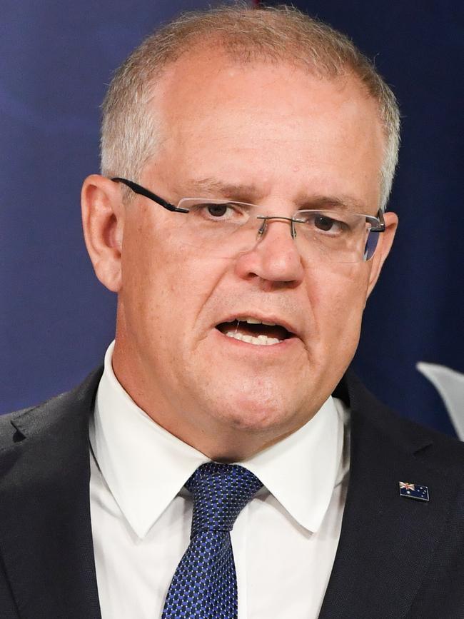 Scott Morrison has managed to retain his lead over opponent Bill Shorten as the preferred prime minister. Picture: AAP