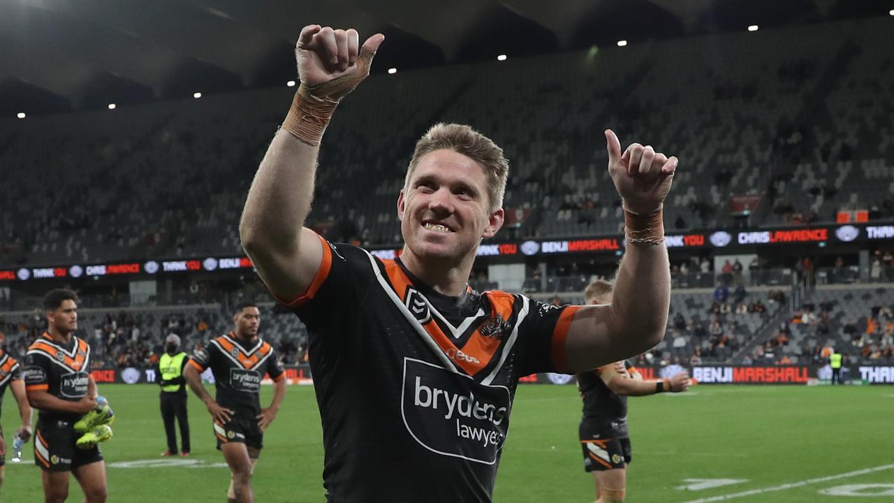 Chris Lawrence has quit his part-time role at Wests Tigers. Picture: Brett Costello