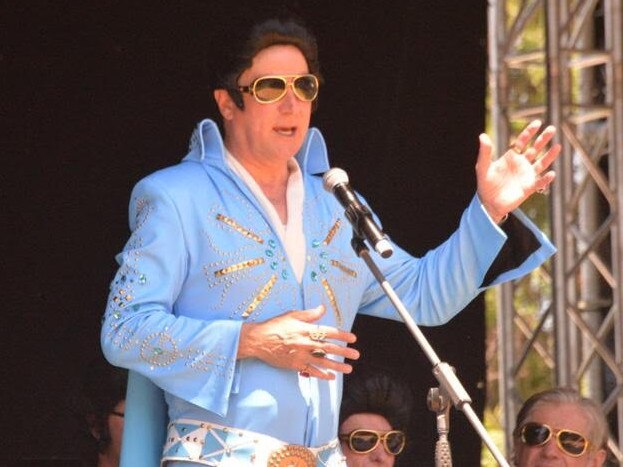 Nationals leader Michael McCormack at the 2019 Elvis festival in Parkes, NSW