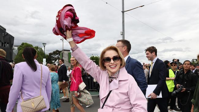 Trainer Gai Waterhouse at the 2022 Melbourne Cup Parade. Picture: Michael Klein