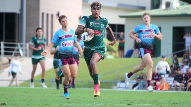 Amaziah Murgha. Ipswich Jets v Mackay Cutters at the North Ipswich Reserve.