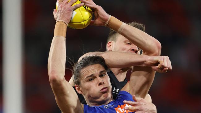 Joe Daniher will provide Eric Hipwood with support in attack.