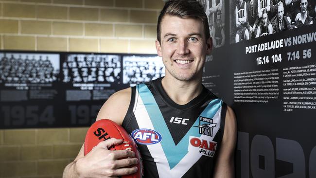 Jack Trengove is now at Port Adelaide. Picture Sarah Reed