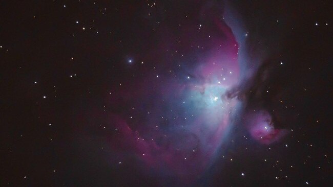 The Orion Nebula sits south of Orion's Belt in the Milk Way. Picture: Scott van der Linden