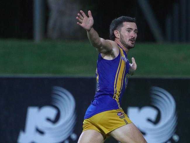 Simon Bates was a standout for Wanderers against Palmerston Magpies. Picture Glenn Campbell