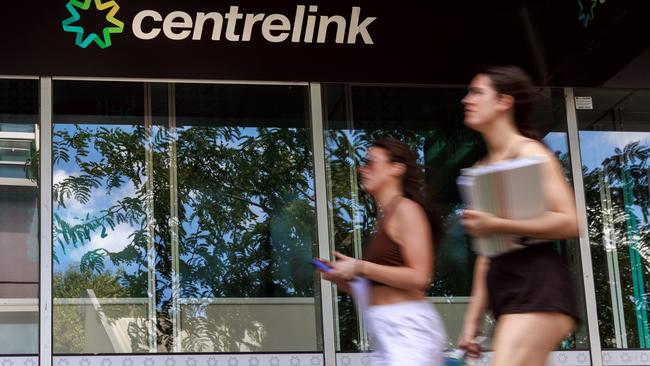 New data has been released showing the waiting times for Centrelink payments. Picture: NCA NewsWire / David Geraghty