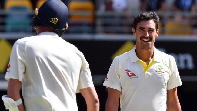 Starc found his mojo as the game wore on. AFP Photo / Saeed Khan