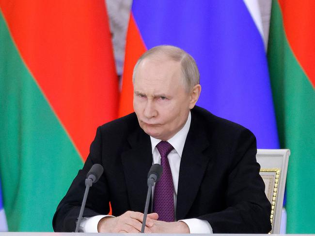 The motto of Russia’s Strategic Missile Forces is: ‘After us, silence.’ (Photo by Maxim Shemetov / POOL / AFP)