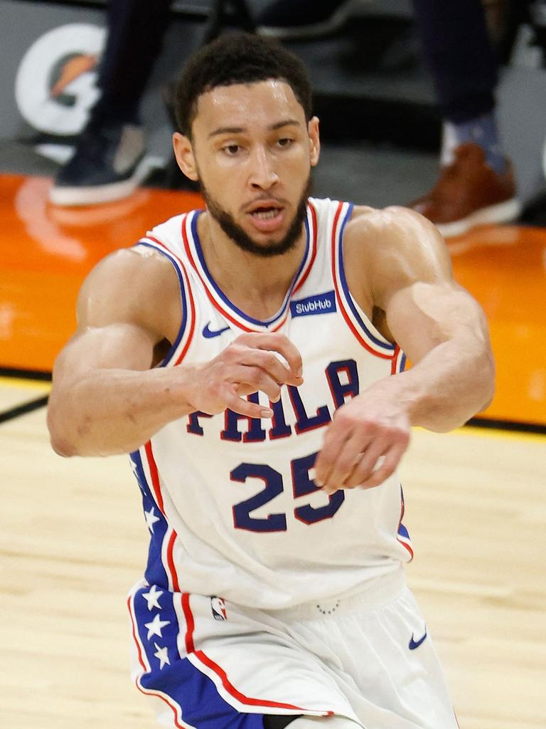 Ben Simmons’ trade options are quickly running out. Picture: Christian Petersen/Getty Images