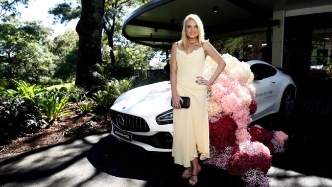 Erin Molan attends the Mercedes-Benz Sydney Women in Business luncheon on March 24, 2021 in Sydney, Australia. (Photo by Don Arnold/Getty Images)