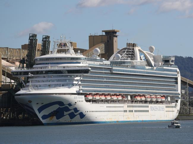 The Ruby Princess cruise ship. Picture: John Grainger