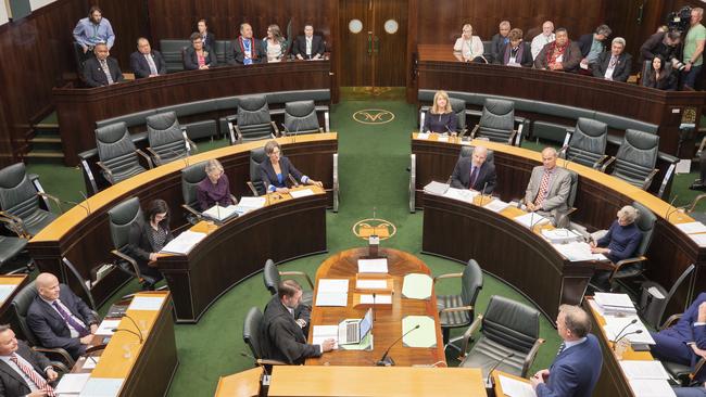 An overwhelming majority of Tasmanians want fewer local councils, but they are split on how many politicians we should have. Picture: RICHARD JUPE