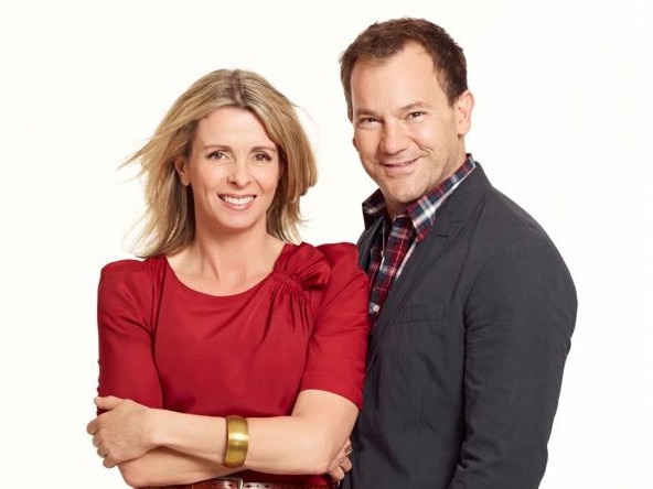 Brigitte Duclos and Lehmo during their Gold FM days. Picture: Supplied