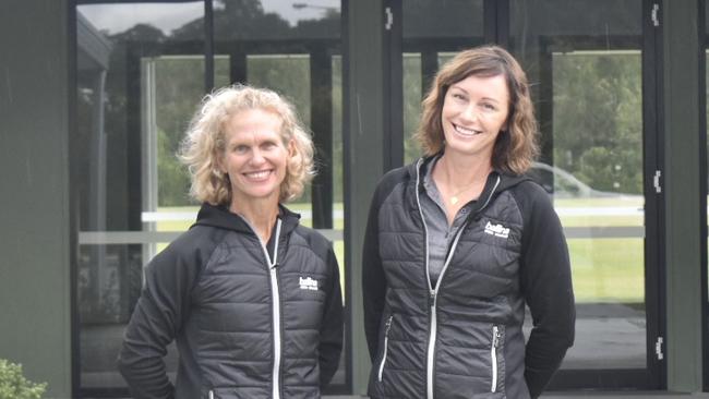 Ballina Shire Council's Roberta O'Brien and Melanie Hargrave at the new Community &amp; Sports Amenities Building, at the Epiq sports fields, opposite Epiq Marketplace off Hutley Drive.