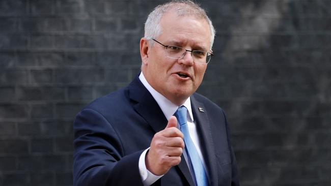 Scott Morrison’s decision to dump the French deal reflects the scale of Australia’s bet on America as an ally and the attractions of the submarine technology it will obtain. Picture: AFP