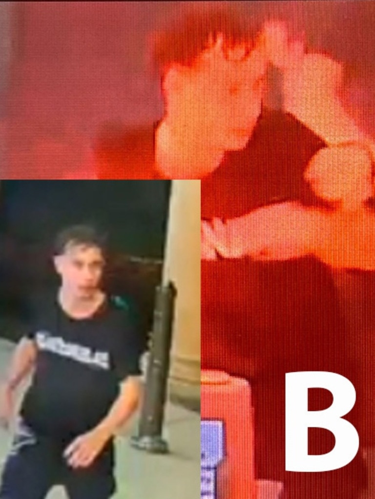 Police have released images and descriptions of people they believe may be able to assist following a wild brawl at Sydney's Central Station. Picture: NewsWire