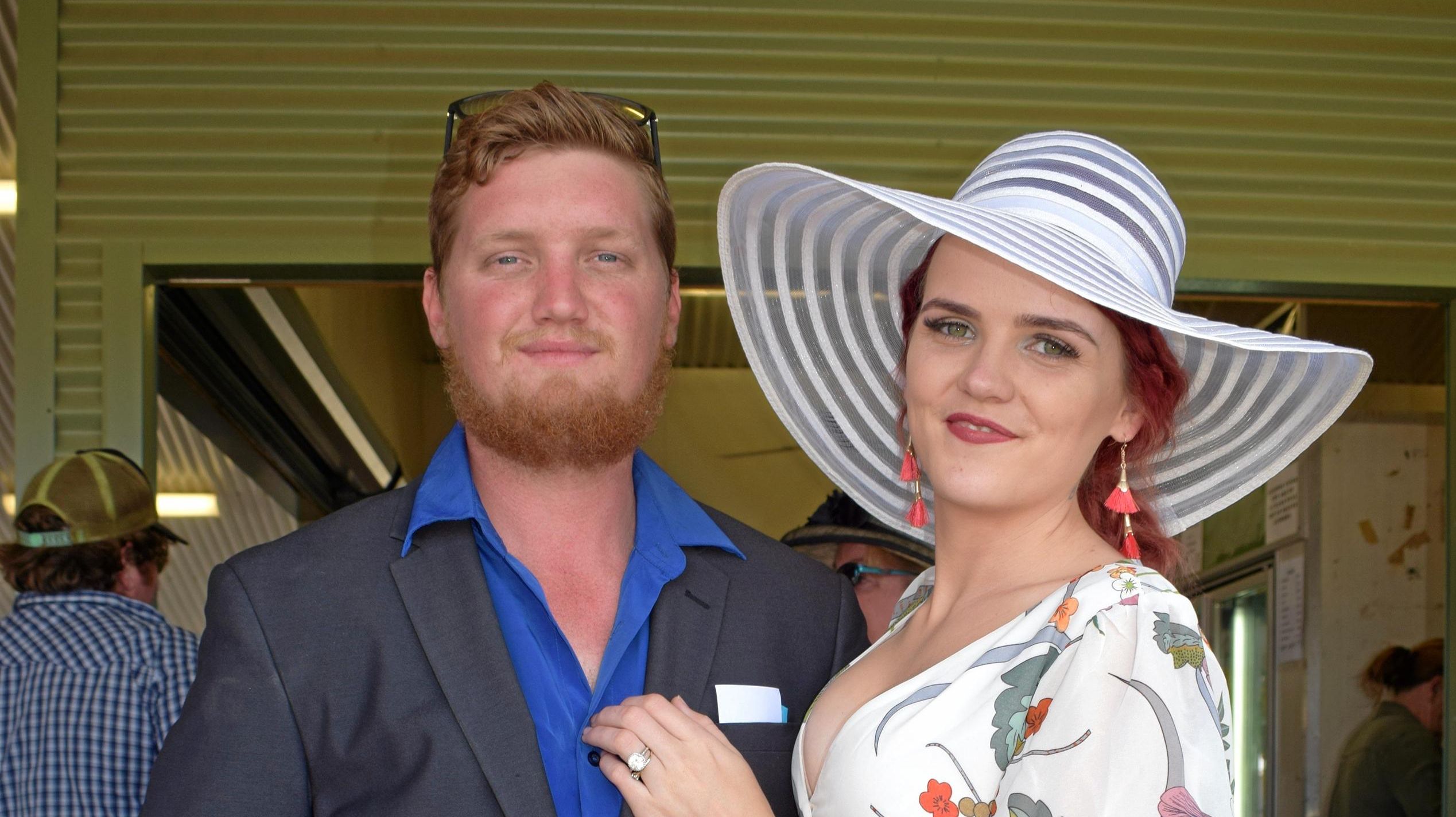 Douglas Arnold and Stephanie Looker at the Tara Races October 6, 2018. Picture: Brooke Duncan